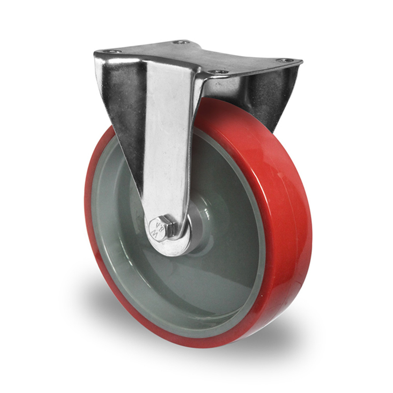 Fixed Castor Ø 200 mm Series N2U6 Roller Bearing