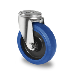 Bolt Hole Swivel Castor Ø 100 mm Series R4E1 Single Ball Bearing