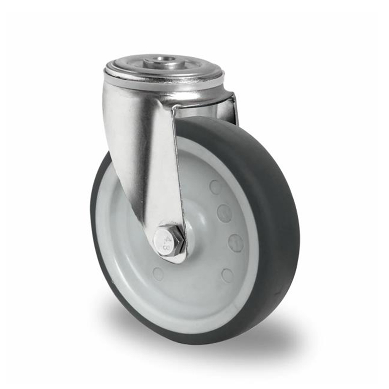 Bolt Hole Swivel Castor Ø 100 mm Series P2W2 Plain Bearing