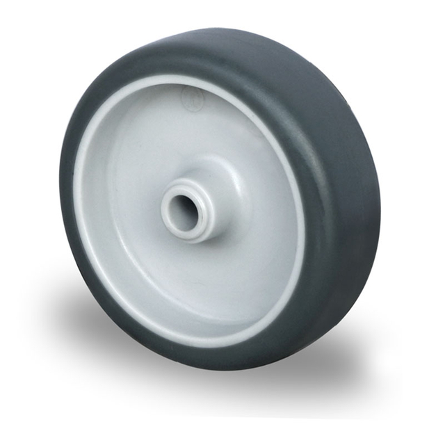 Single Wheel Ø 75 mm Series P2T2 Plain Bearing Stainless Steel
