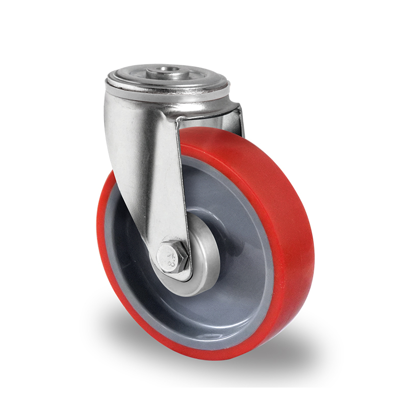 Bolt Hole Swivel Castor Ø 160 mm Series N2U6 Roller Bearing