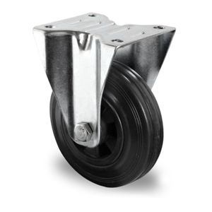Fixed Castor Ø 125 mm Series P4S4 Roller Bearing