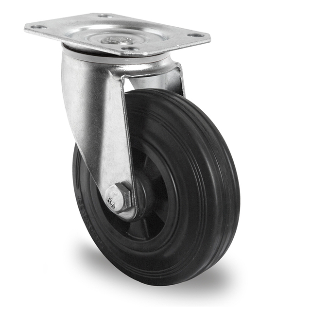 Swivel Castor Ø 250 mm Series P4S4 Roller Bearing