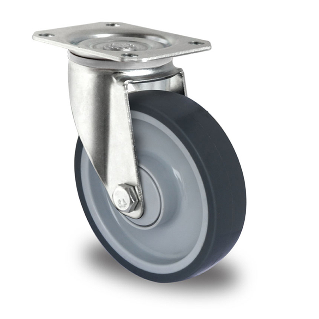 Swivel Castor Ø 100 mm Series P2V2 Single Ball Bearing