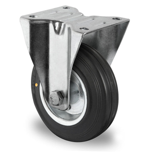 Fixed Castor Ø 80 mm Series SWS4 (ESD) Roller Bearing