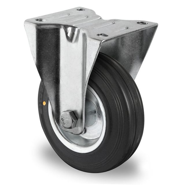 Fixed Castor Ø 125 mm Series SWS4 (ESD) Roller Bearing