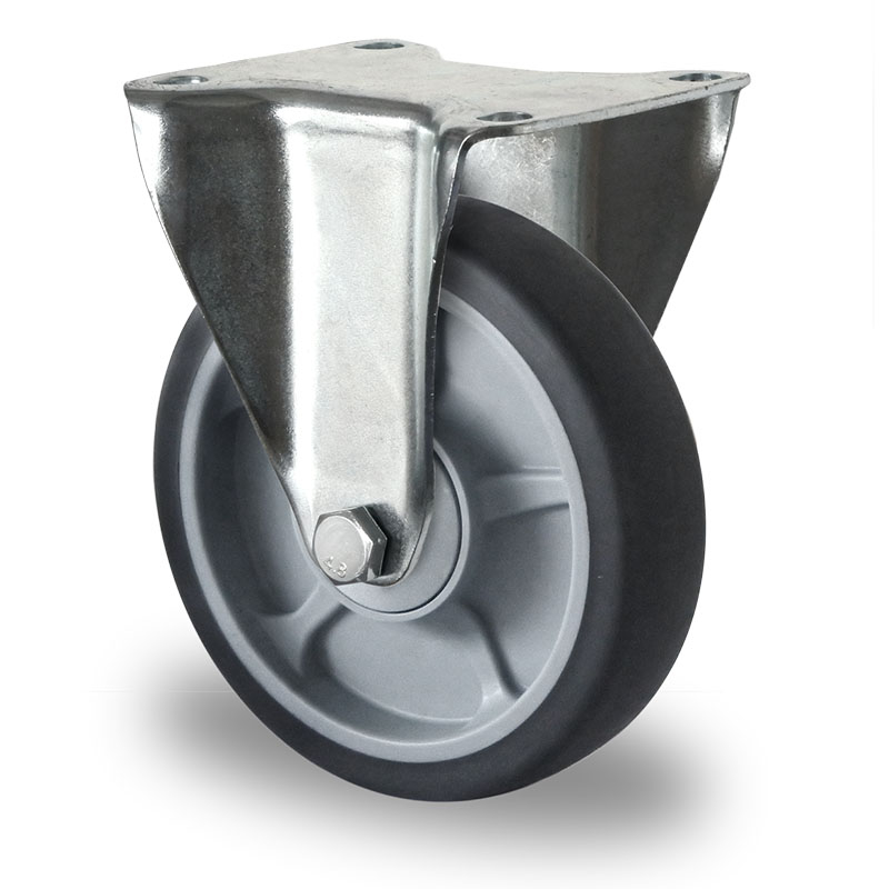 Fixed Castor Ø 100 mm Series P2G2 Single Ball Bearing