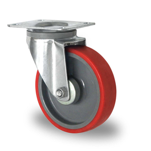 Swivel Castor with Total Brake Ø 160 mm Series N2U6 Roller Bearing