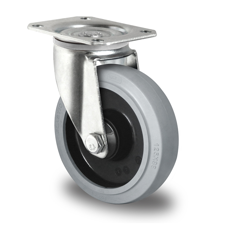 Swivel Castor Ø 80 mm Series R4E2 Single Ball Bearing