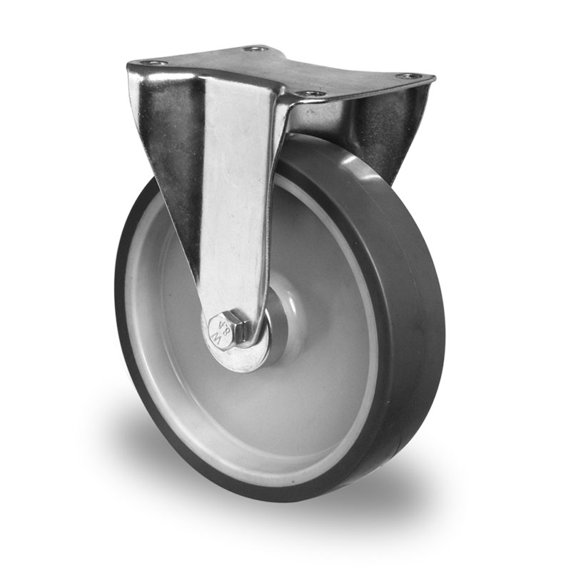 Fixed Castor Ø 200 mm Series P2V2 Roller Bearing