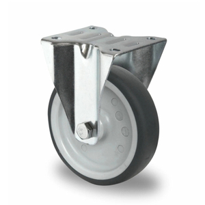 Fixed Castor Ø 80 mm Series P2W2 Plain Bearing
