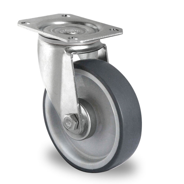 Swivel Castor Ø 80 mm Series P2V2 Roller Bearing